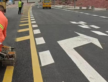蘇州道路劃線施工，城市交通的無聲引導(dǎo)者